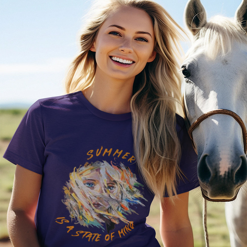 Summer is A State of Mind Classic Womens Crewneck T-shirt