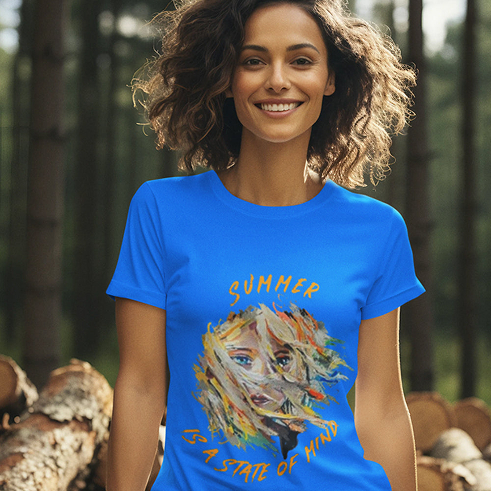 Summer is A State of Mind Classic Womens Crewneck T-shirt