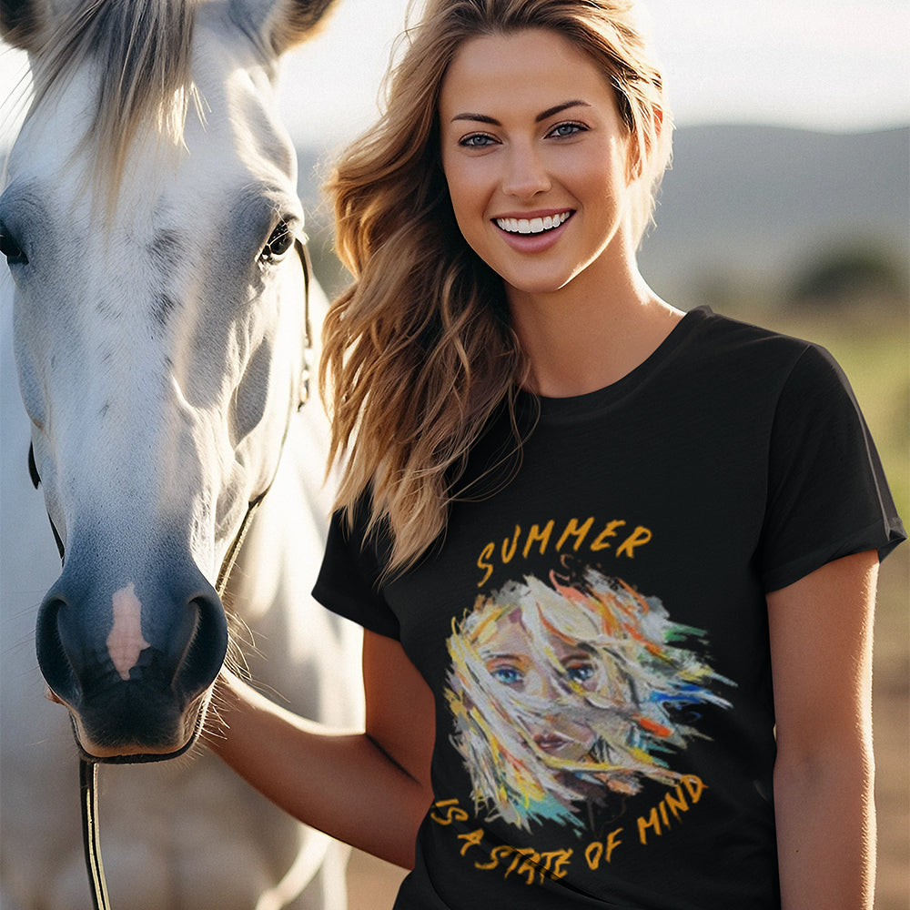 Summer is A State of Mind Classic Womens Crewneck T-shirt
