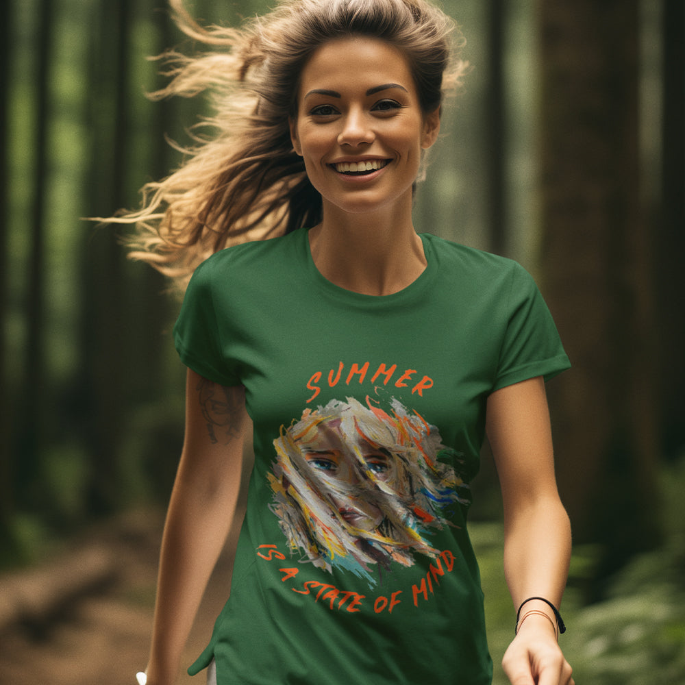 Summer is A State Of Mind Premium Unisex Crewneck T-shirt