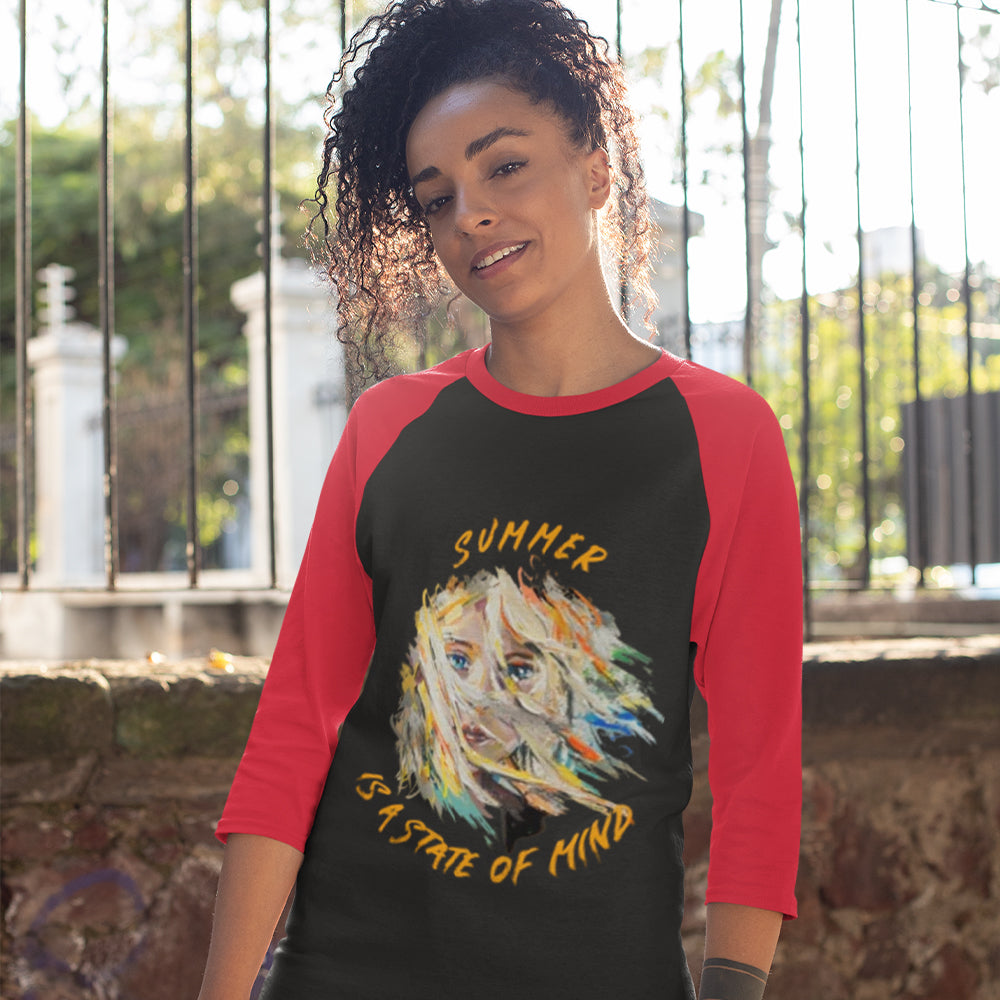 Unisex 3/4 Sleeve Raglan T-shirt