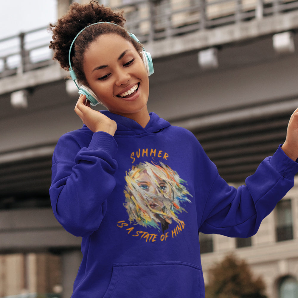 Summer is A State of Mind Premium Unisex Pullover Hoodie