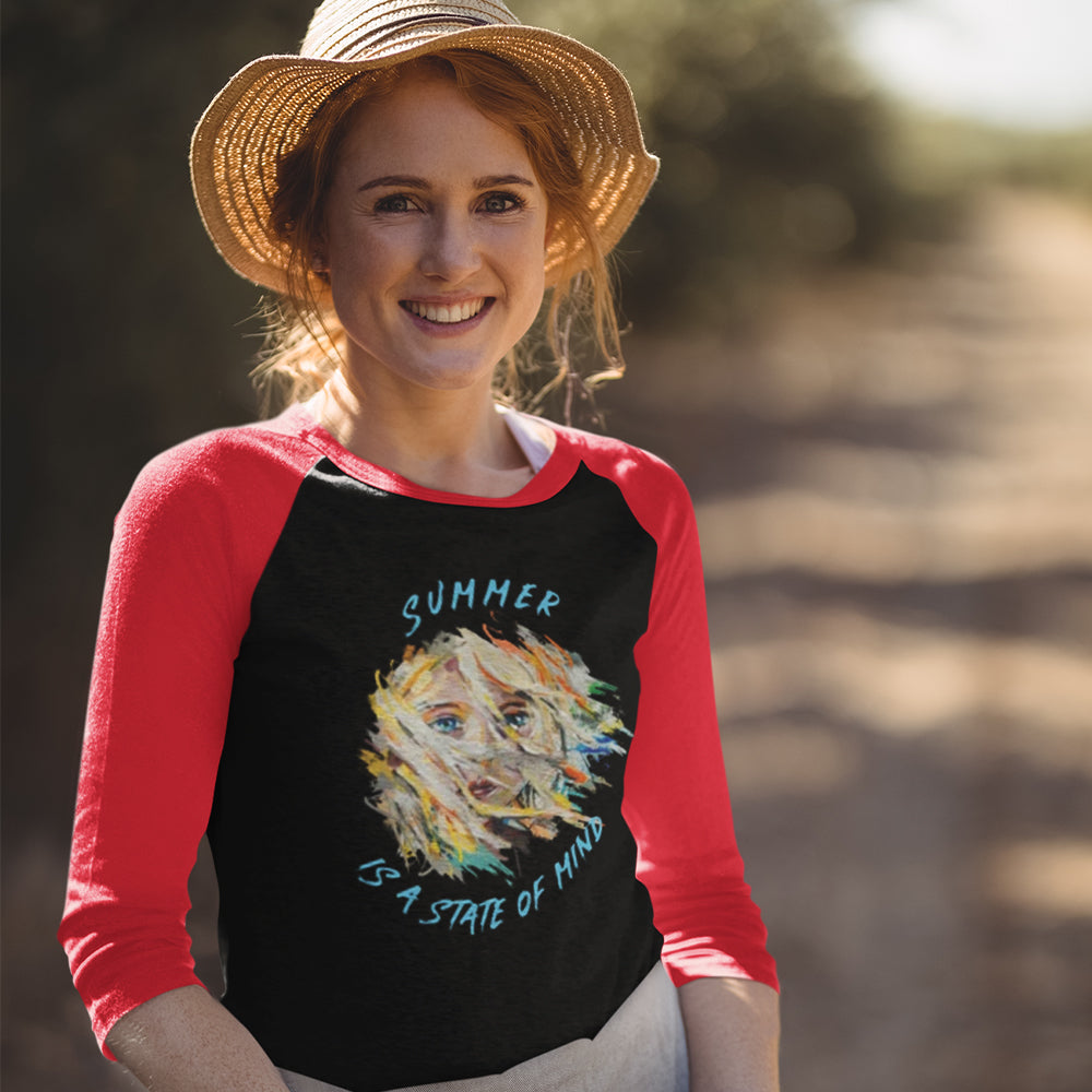 Unisex 3/4 Sleeve Raglan T-shirt