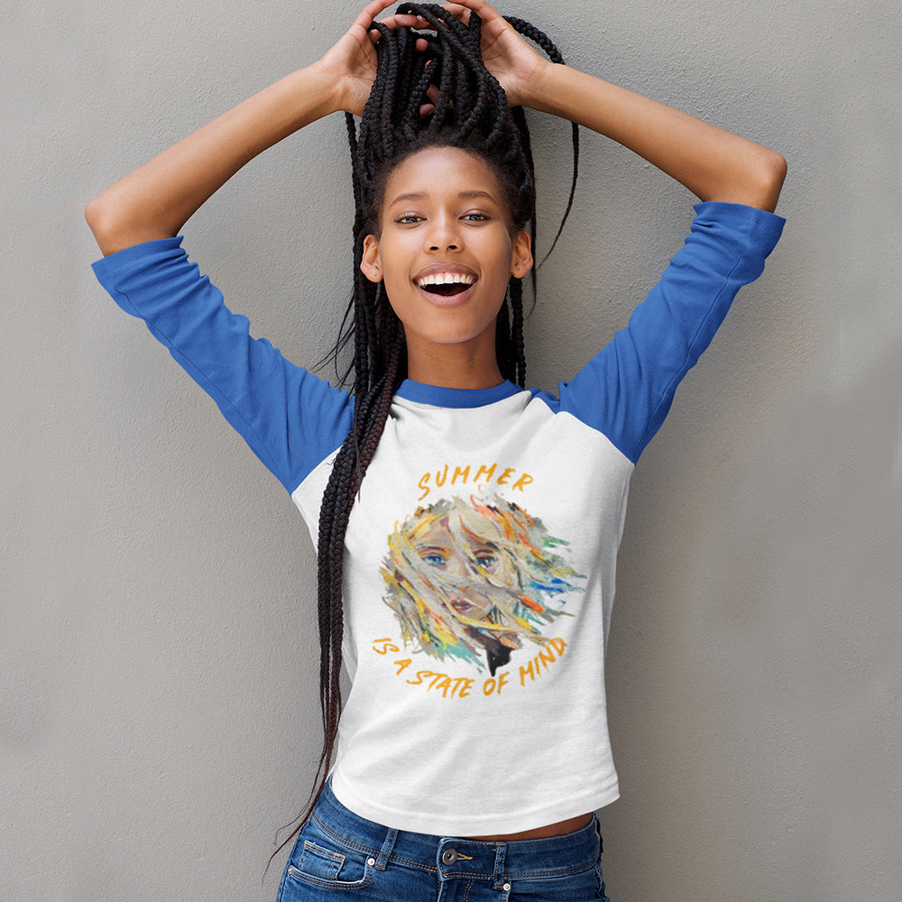 Unisex 3/4 Sleeve Raglan T-shirt
