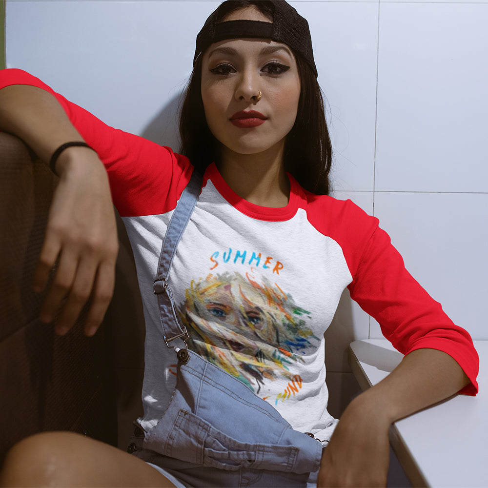 Unisex 3/4 Sleeve Raglan T-shirt