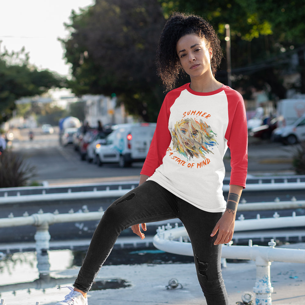 Unisex 3/4 Raglan Sleeve T-shirt
