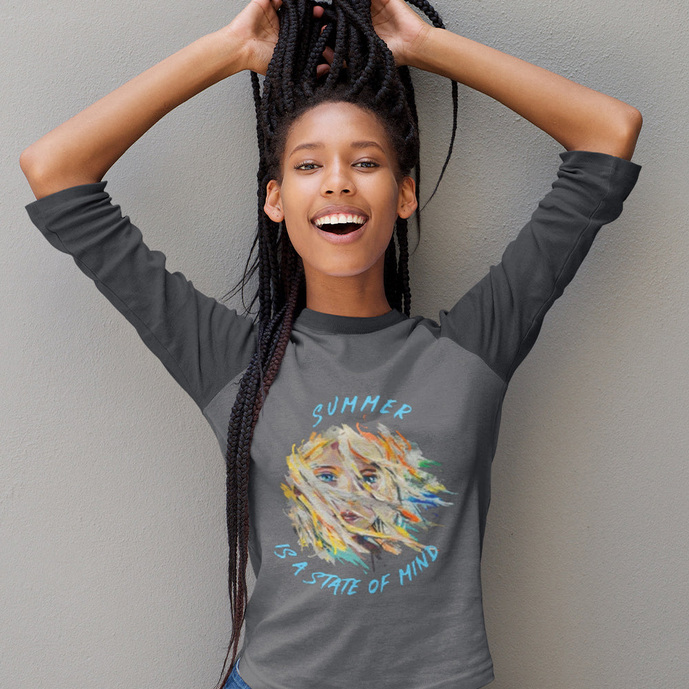 Unisex 3/4 Sleeve Raglan T-shirt