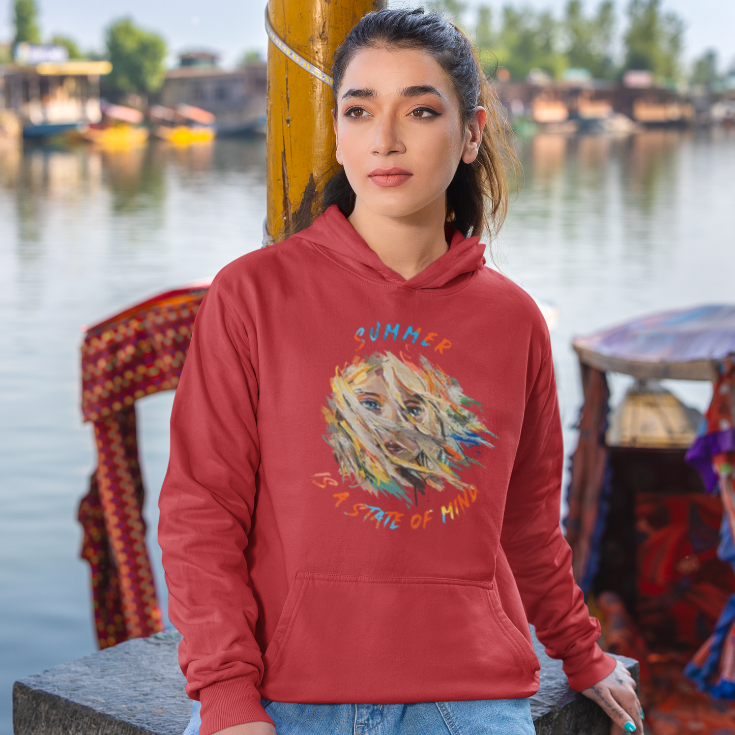 Summer is A State Of Mind Classic Unisex Pullover Hoodie