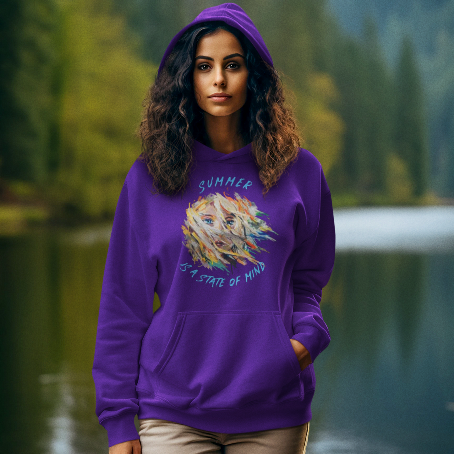 Summer is A State Of Mind Classic Unisex Pullover Hoodie