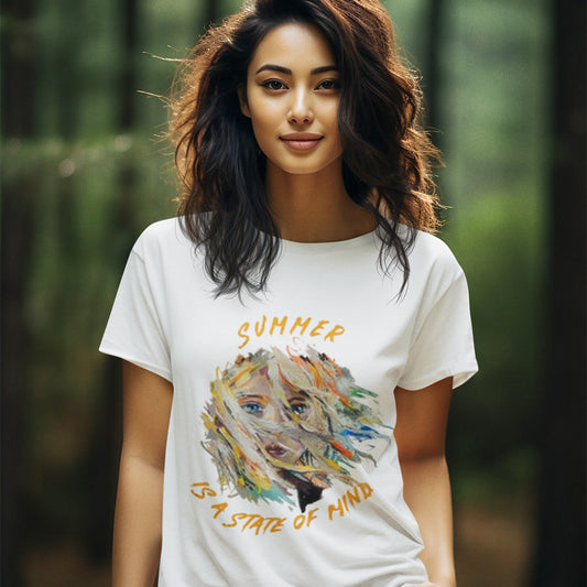 Summer is A State of Mind Classic Womens Crewneck T-shirt
