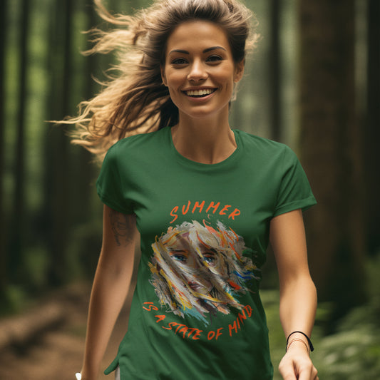 Summer is A State Of Mind Premium Unisex Crewneck T-shirt