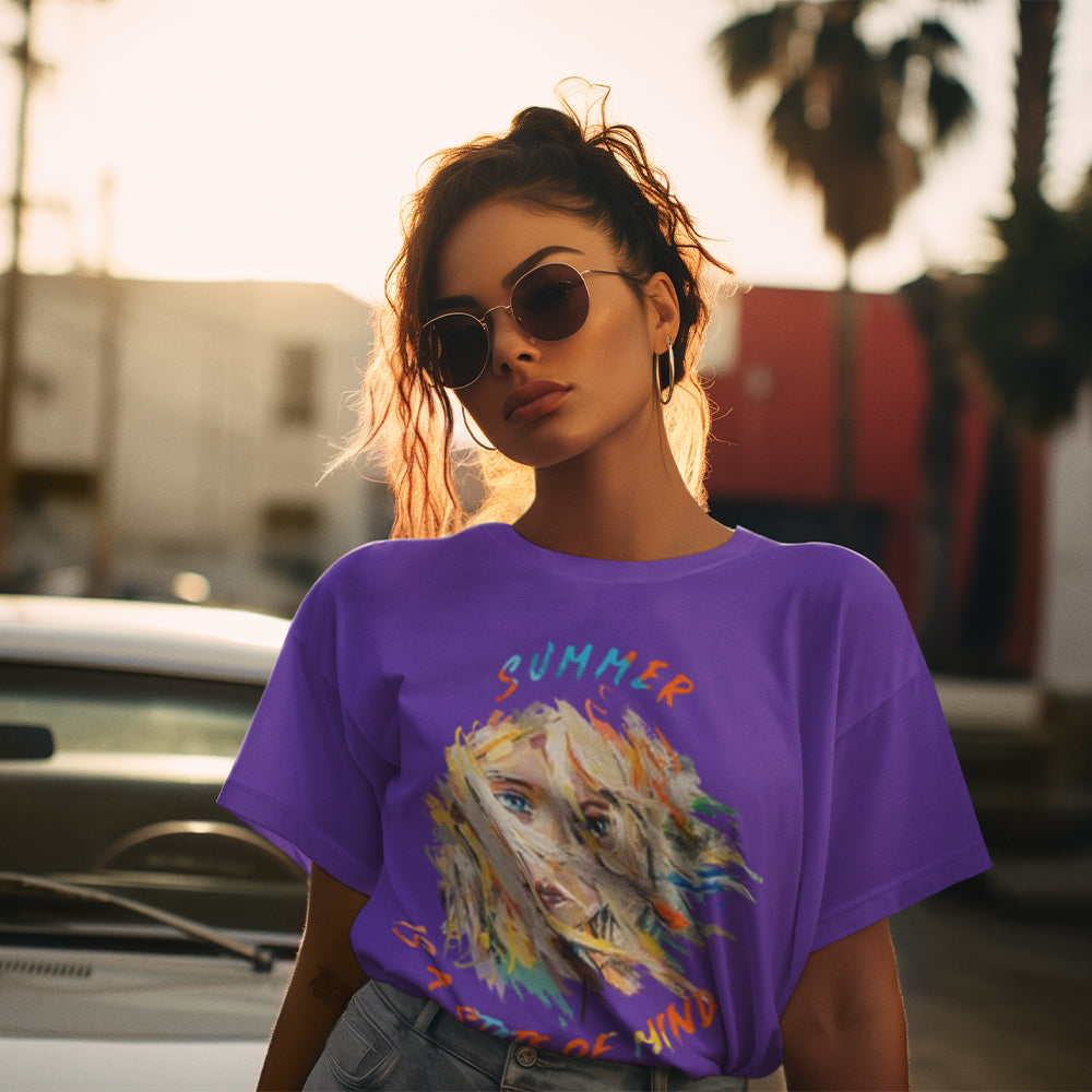 Summer is A State Of Mind Premium Unisex Crewneck T-shirt