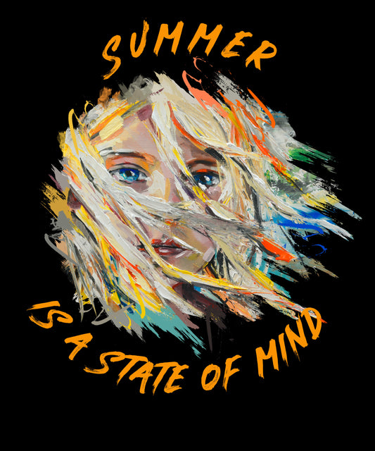 Summer is A State Of Mind Premium Unisex Crewneck T-shirt