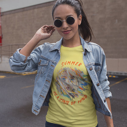 Summer is A State of Mind Premium Unisex Crewneck T-shirt
