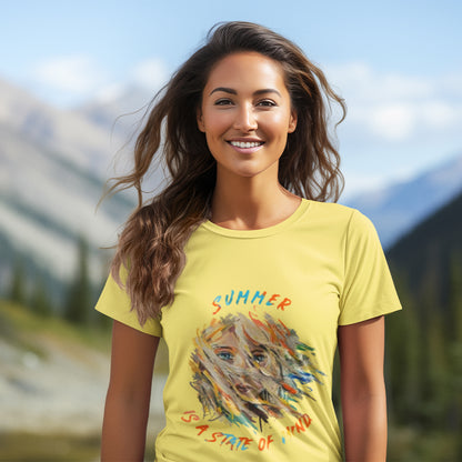Summer is A State Of Mind Premium Unisex Crewneck T-shirt