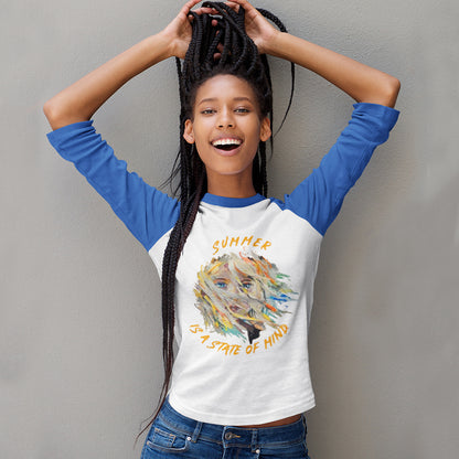 Unisex 3/4 Sleeve Raglan T-shirt