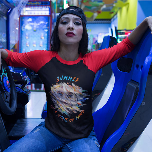 Unisex 3/4 Sleeve Raglan T-shirt