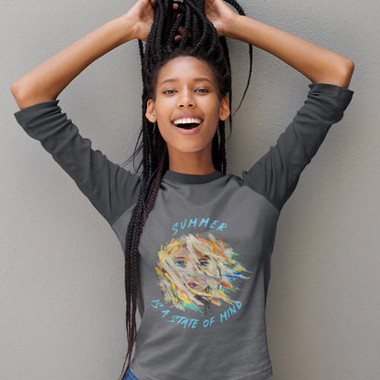Unisex 3/4 Sleeve Raglan T-shirt